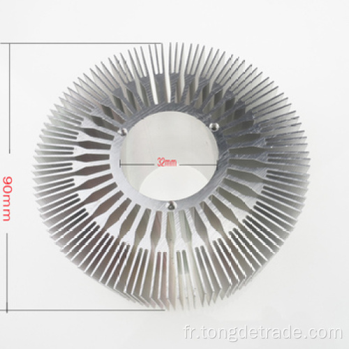 Extrusion de dissipateur de chaleur en aluminium dans le profil en aluminium